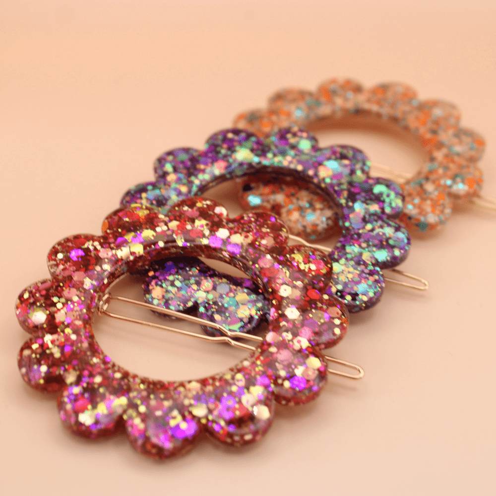 Barrettes sunflower multi