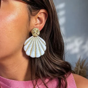 Boucles d'oreilles coquillage Palma